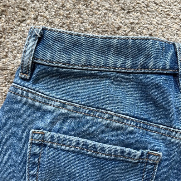 Pacsun High Rise Festival Distressed Denim Jean Shorts Medium Wash Women Size 27 - Picture 9 of 14